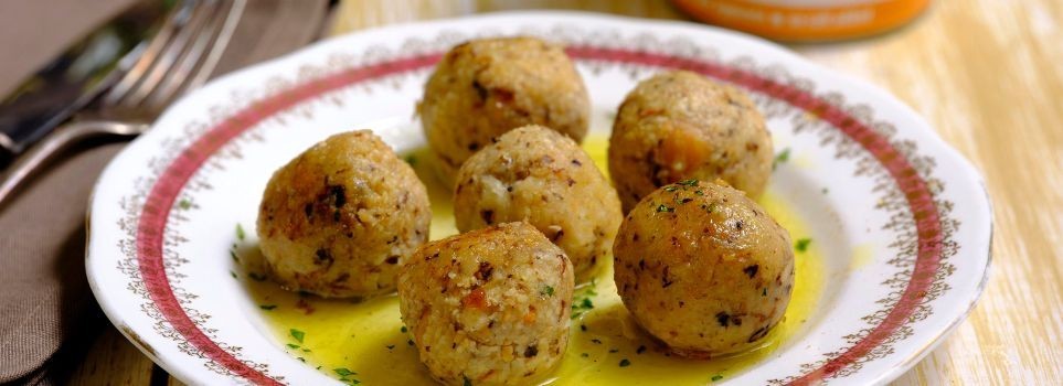 Legume and Mushroom Dumplings 